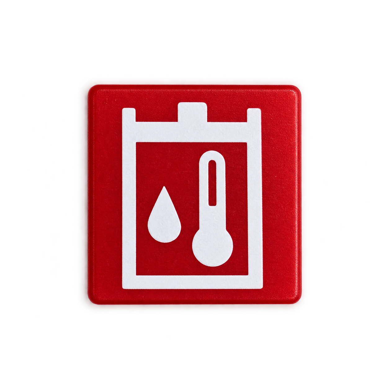 Multicar M27 M30 E5 Symbol Öltemperatur rot