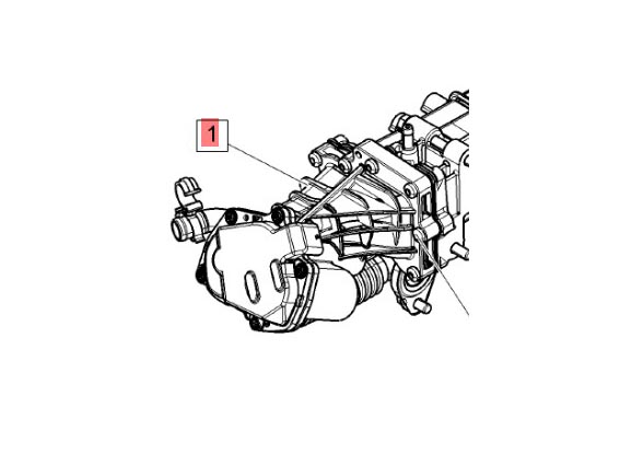 Multicar M30 M31 E5 Regelventil für AGR
