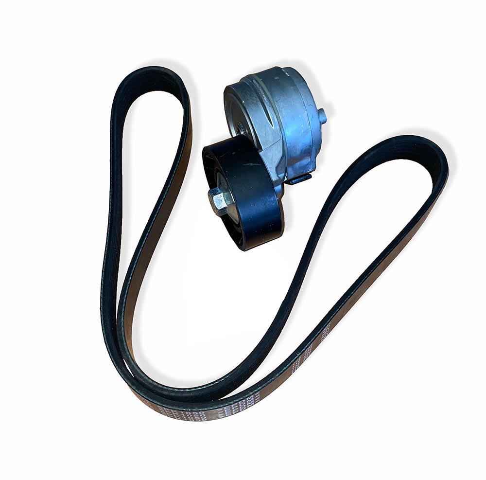 03001620213_03001620178INZClCDM3boKn Multicar M26.5 M30 Fumo E3 Keilriemen mit Spannrolle