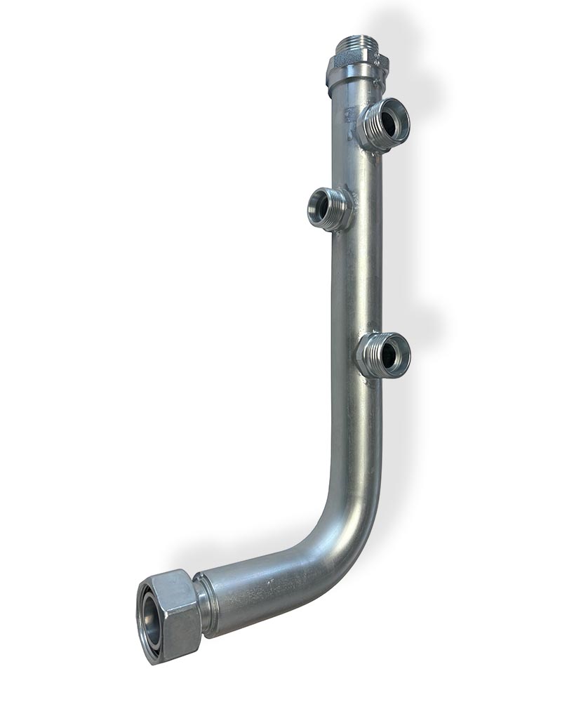 Multicar M30 E4/E5 M31 E5 Sammler Steuerblock / Ölkühler der Hydraulikanlage 07