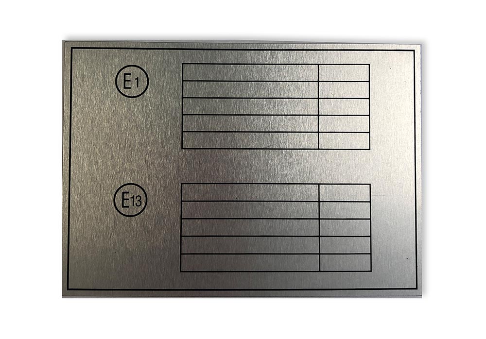 Multicar M26 Emissions- Schild