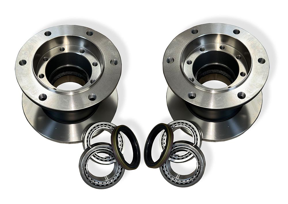 RadnabenBundle_1 Multicar M26.4/5/7 Set - Paar Radnaben 8-Loch mit Lagersatz