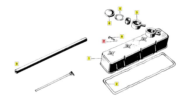 multicar-m25-dichtung-scheibe-ventildeckelschraube-m11629 Multicar M25 Dichtung / Scheibe Ventildeckelschraube