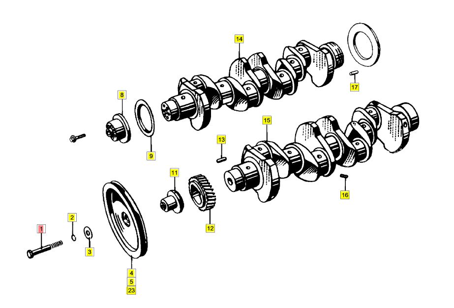 multicar-m25-original-sechskantschraube-m12x75-an-der-kurbelwelle-inkl-federring-endscheibe-m11821-_0 Multicar M25 Original Sechskantschraube an der Kurbelwelle