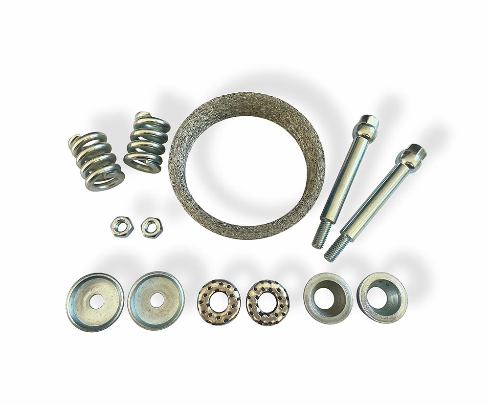 Befestiungsset-Abgasanlage-M30 Multicar M30 E5 M31 E5 Befestigungs-Set Eingangsrohr